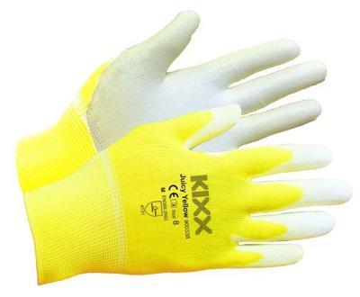 Tuinhandschoen Juicy Yellow maat M ofwel 8 - Kixx