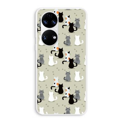 Katten: Huawei P50 Transparant Hoesje
