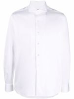 Canali robe-chemise à manches longues - Blanc