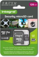 Integral Security microSDXC geheugenkaart, Class 10 V30 , 128 GB