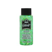 FolkArt • glitterific acrylic paint neon lime 59ml