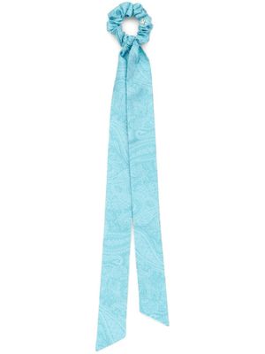 ETRO chouchou à imprimé abstrait - Bleu