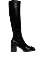 Courrèges bottes Reedition AC en vinyle - Noir