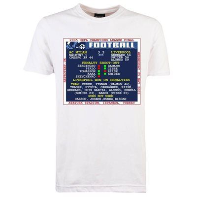 TOFFS - Champions League Finale 2005 (Liverpool) Retrotext T-Shirt - W