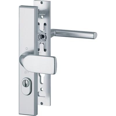 Hoppe veiligheidsbeslag knop/kruk - SKG*** met kerntrekbeveiliging - Stockholm - PC 62+92 mm - F1