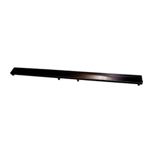 RVS Tegelrooster t.b.v. BWS Douchegoot 120x7 cm Mat Zwart