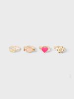 Name it zomer ring box (4pc) meisjes - goud - Nkfacc