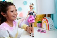Mattel Fashionistas #213 - Striped top, pink skirt and sunglasses pop - thumbnail