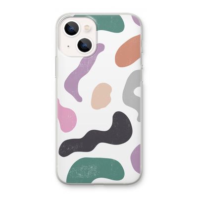 Memphis Shapes: iPhone 13 mini Transparant Hoesje