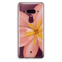 Pink Ellila Flower: HTC U12+ Transparant Hoesje