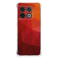 Shockproof Case voor OnePlus 10 Pro Polygon Red - thumbnail