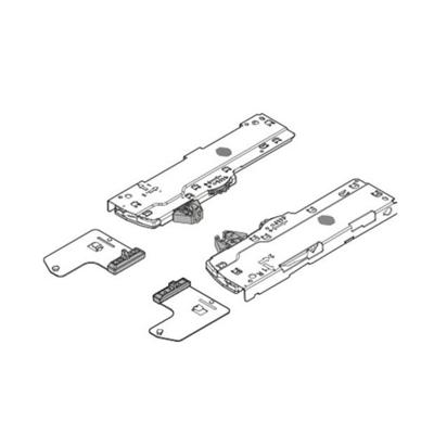 Blum tip-on BLUMOTION set 20 kg - legra / Move - 350-750 mm - L/R - T60L7340TOBR+LV1R735