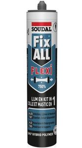 Soudal Fix - All Flexi | Lijm- en voegkit | Bruin | 290 ml - 105032