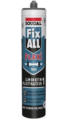 Soudal Fix - All Flexi | Lijm- en voegkit | Bruin | 290 ml - 105032