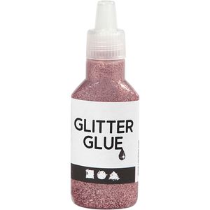 Creativ Company Glitterlijm Roze, 25ml