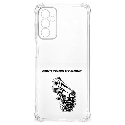 Samsung Galaxy M13 4G | M23 Anti Shock Case Gun Don't Touch My Phone Samsung Galaxy M13 4G | M23 Anti Shock Case Gun Don't Touch My Phone