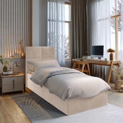 OP=OP Opbergboxspring Levi 90 x 200 Beige