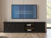 Tv-meubel LUMPA 200 cm grafiet