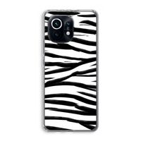 Zebra pattern: Xiaomi Mi 11 Transparant Hoesje