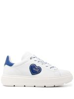 Love Moschino logo-patch low-top sneakers - Blanc - thumbnail