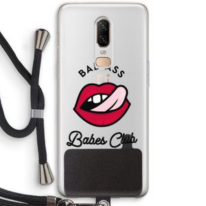 Badass Babes Club: OnePlus 6 Transparant Hoesje met koord