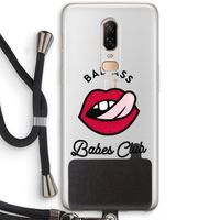 Badass Babes Club: OnePlus 6 Transparant Hoesje met koord