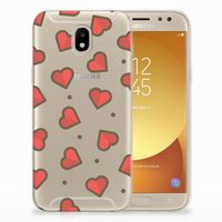 Samsung Galaxy J5 2017 TPU bumper Hearts - thumbnail