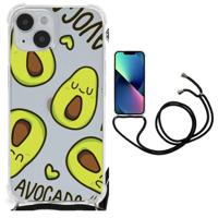 iPhone 14 Plus Stevig | Bumper Hoesje | Avocado Singing