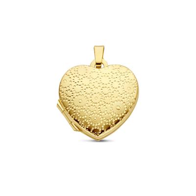Geelgouden Hartje Medaillon met Gravure - Bewaar Jouw Kostbare Herinneringen