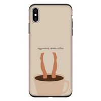 Aggressively drinks coffee: iPhone XS Max Tough Case