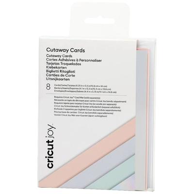 Cricut Joy™ Cutaway Cards Kaartenset Pastel, Roze, Lichtblauw, Mint