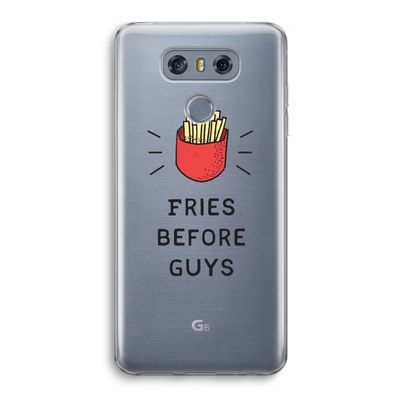Fries before guys: LG G6 Transparant Hoesje