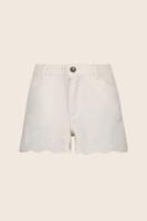 Like Flo Meisjes jeans short - Off wit