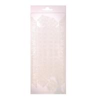 Vaessen Creative • sticker 10x23cm 10pcs ornament wit