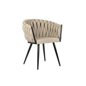 Wave stoel beige (set van 2)