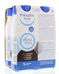 Fresubin Energy drink chocolate 200ml (4 st)