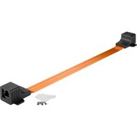 Vensterdoorvoer Ultra-Slim, RJ45 - 0,5 m Kabel