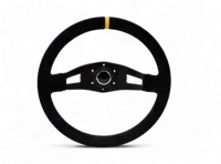 Ltec - 2 SPOKE 350MM SUEDE, 90MM DEEP - Steering wheel Ltec - 2 SPOKE 350MM SUEDE, 90MM DEEP - Steering wheel