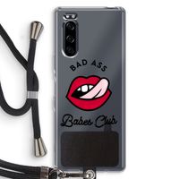 Badass Babes Club: Sony Xperia 5 Transparant Hoesje met koord