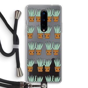 Sansevieria: OnePlus 8 Transparant Hoesje met koord