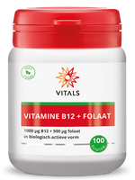 Vitals Vitamine B12 1000mcg + Folaat 500mcg Zuigtabletten