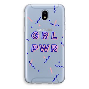 GRL PWR: Samsung Galaxy J5 (2017) Transparant Hoesje