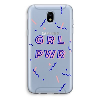 GRL PWR: Samsung Galaxy J5 (2017) Transparant Hoesje