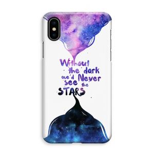 Stars quote: iPhone XS Max Volledig Geprint Hoesje