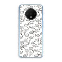 Zwanen: OnePlus 7T Transparant Hoesje