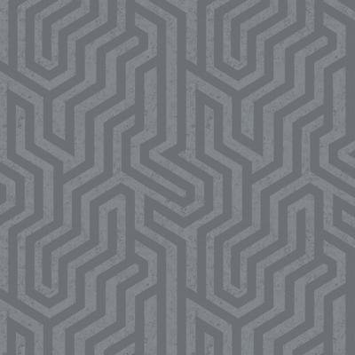 Dutch Wallcoverings Pavone - Riviera Platinum Blue