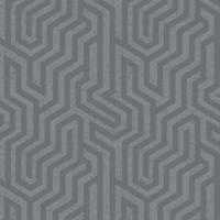 Dutch Wallcoverings Pavone - Riviera Platinum Blue