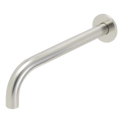 Wiesbaden Caral inbouw uitloop 30 cm messing rvs look
