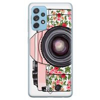 Samsung Galaxy A52 (5G) siliconen telefoonhoesje - Hippie camera