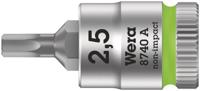 Wera 8740 A Zyklop Bit/dop-combinatie met Vasthoudfunctie met 1/4" Aandrijving, 2,5 x 28 mm - 1 stuk(s) - 05003331001